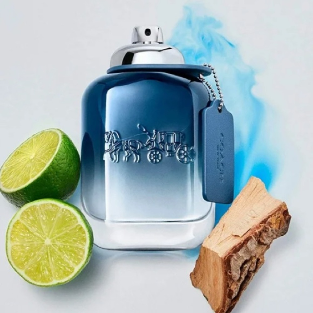 Coach Blue Eau De Toiletter Spray, Cologne for Men 3.3 oz